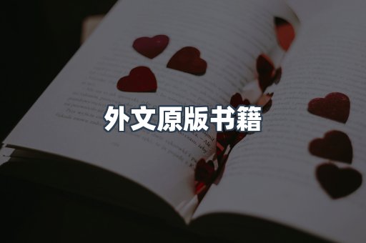 外文原版书籍